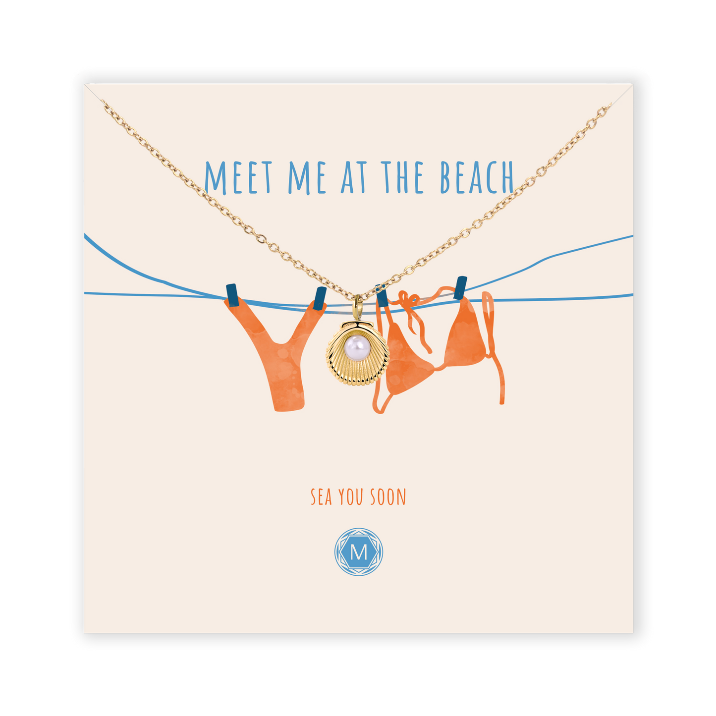 MEET ME AT THE BEACH Halskette
