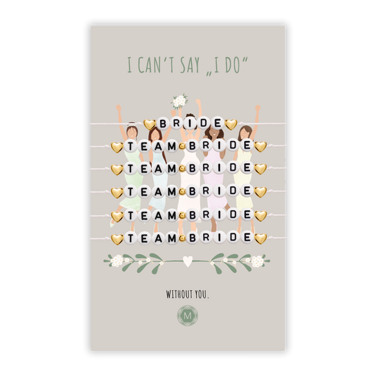 I CAN'T SAY I DO 6x Armband Set
