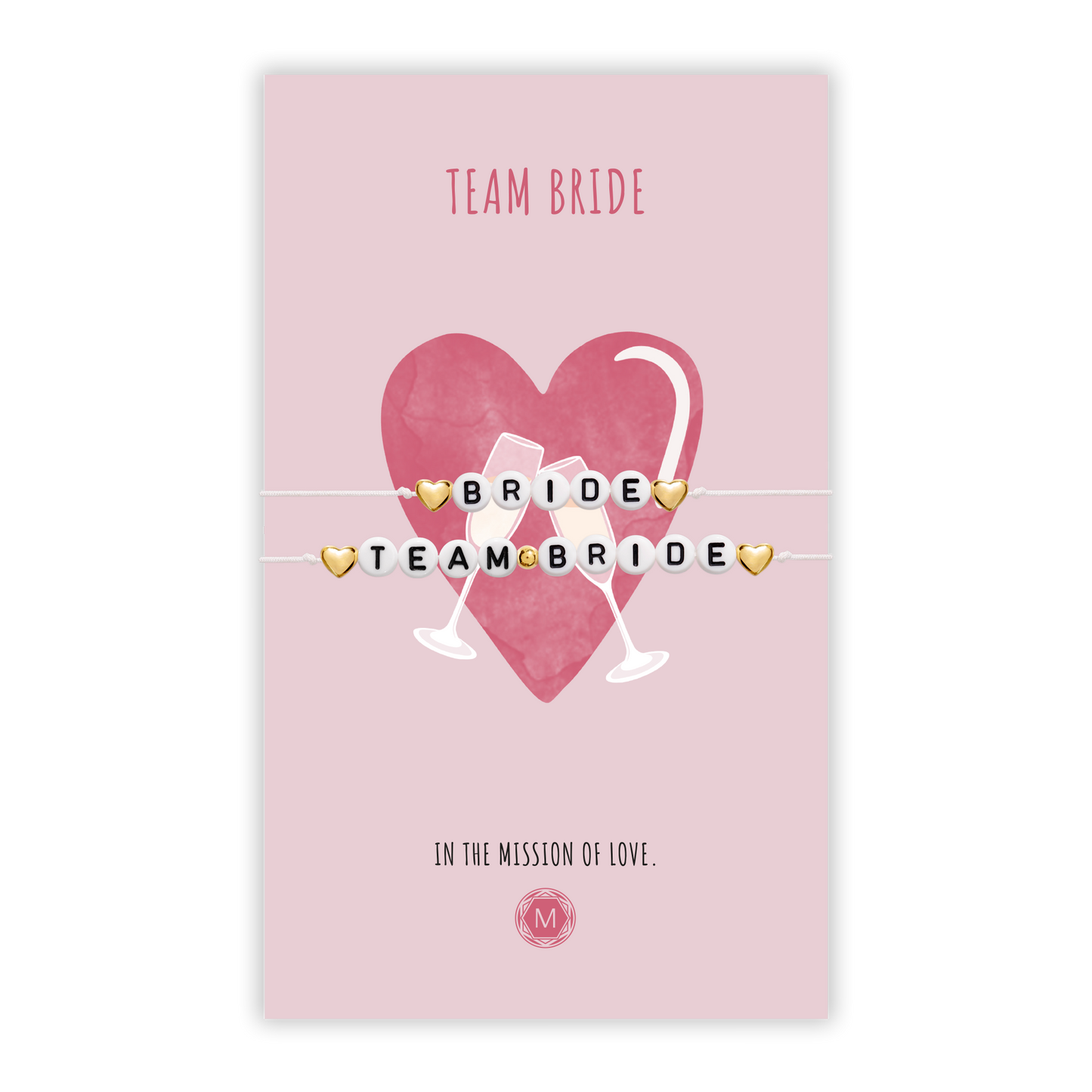 TEAM BRIDE 2x Armband Set