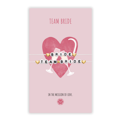 TEAM BRIDE 2x Armband Set