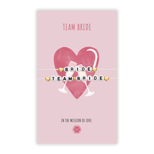 TEAM BRIDE 2x Armband Set