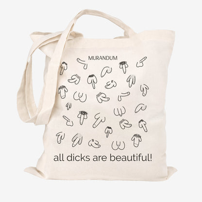 MUR Jutetasche - All dicks are beautiful
