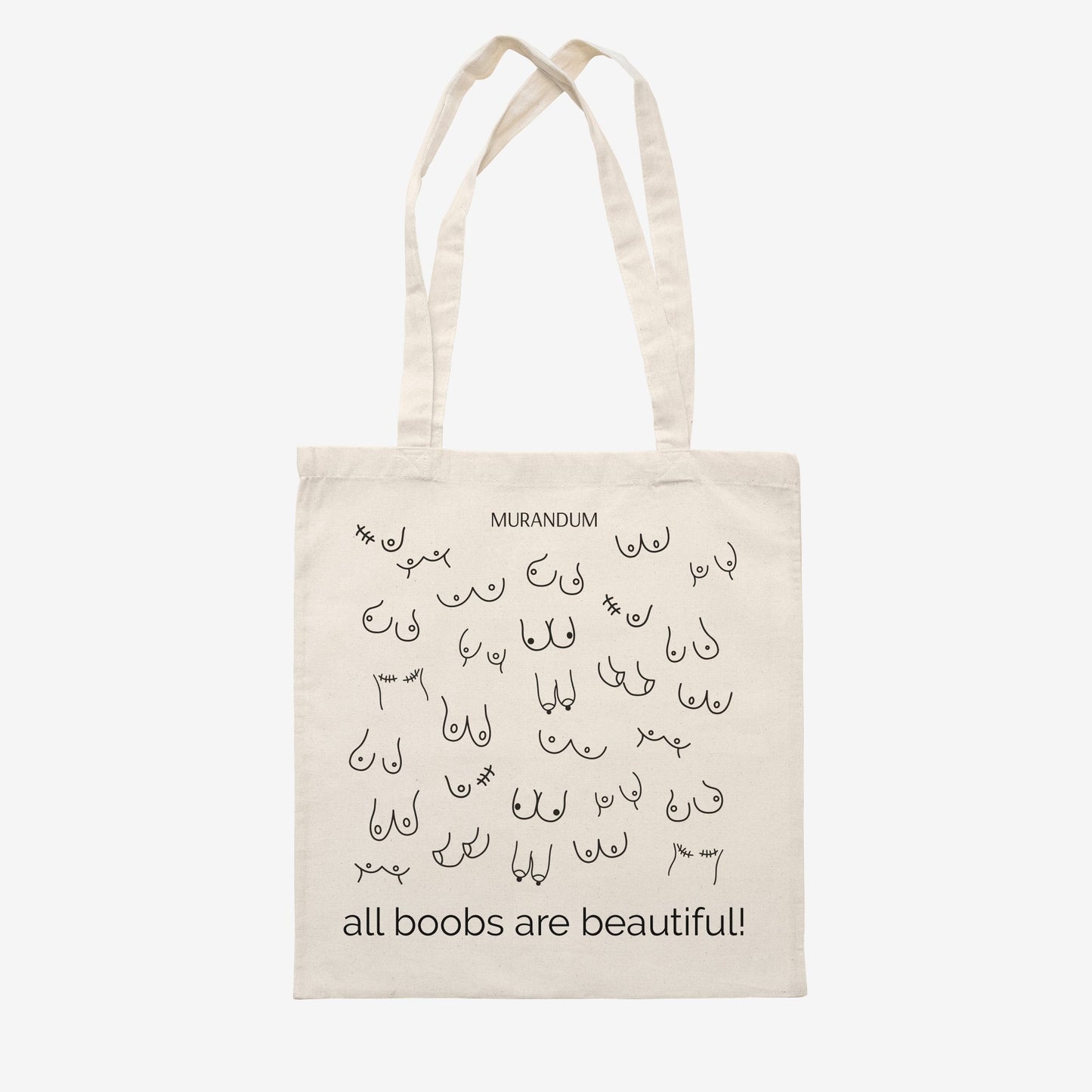 MUR Jutetasche - All boobs are beautiful