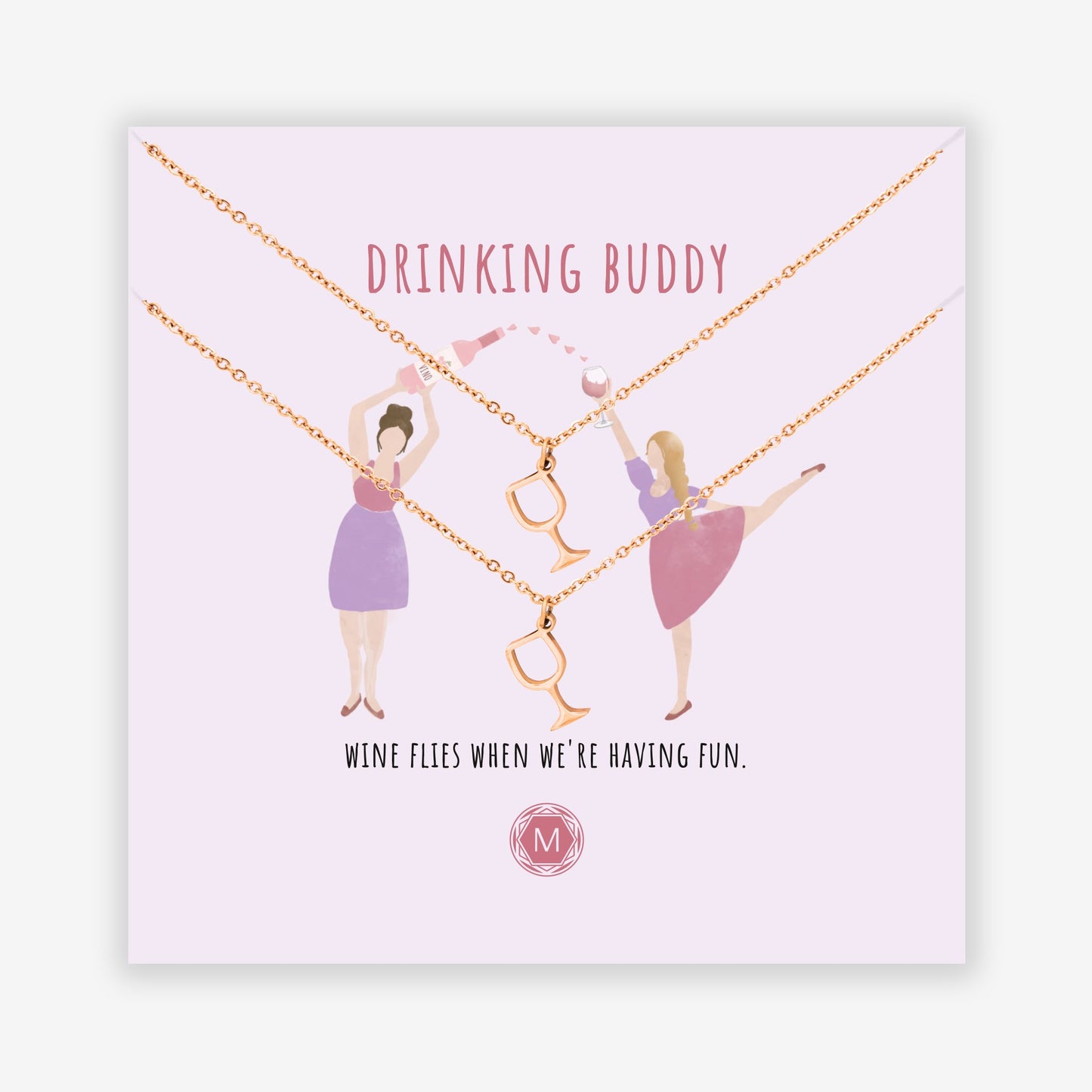 DRINKING BUDDY 2x Necklace II