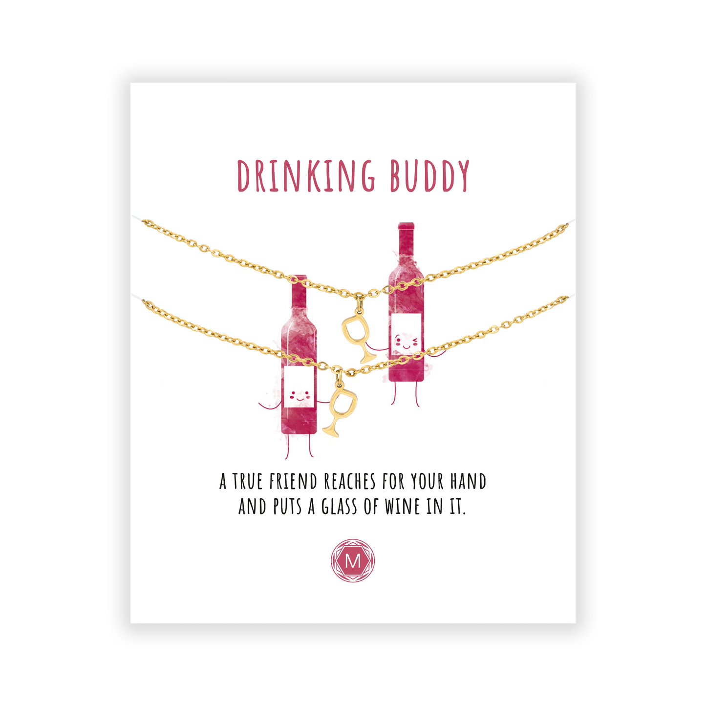 DRINKING BUDDY 2x Armband