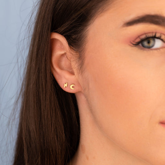 MOON Stud Earrings