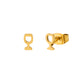 WINE GLASS Stud Earrings