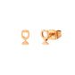 WINE GLASS Stud Earrings