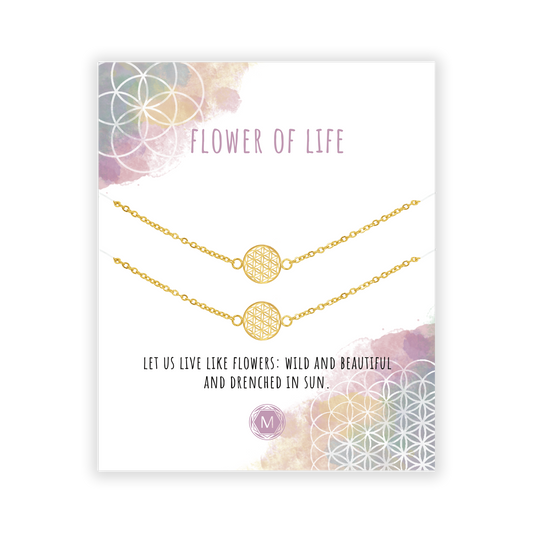 FLOWER OF LIFE 2x Armband