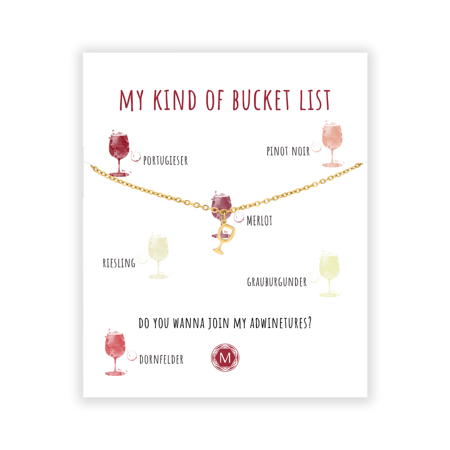 MY KIND OF BUCKET LIST Bracelet