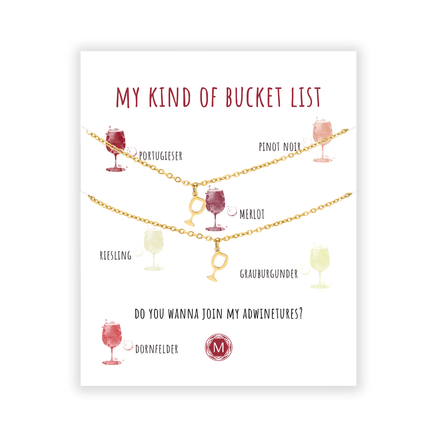 MY KIND OF BUCKET LIST 2x Bracelet
