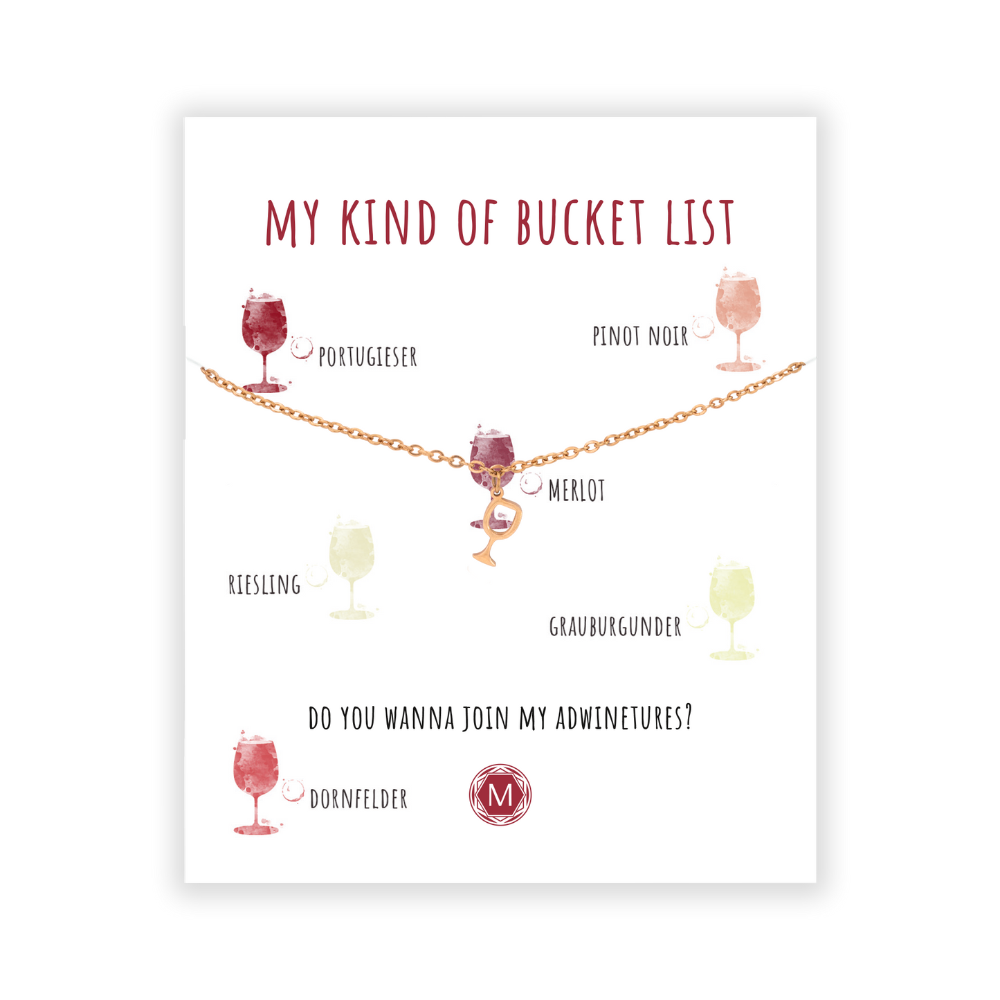 MY KIND OF BUCKET LIST Bracelet