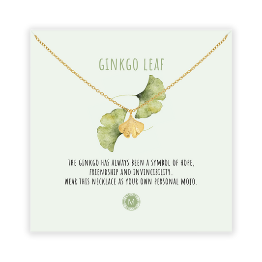 GINKGO LEAF Halskette