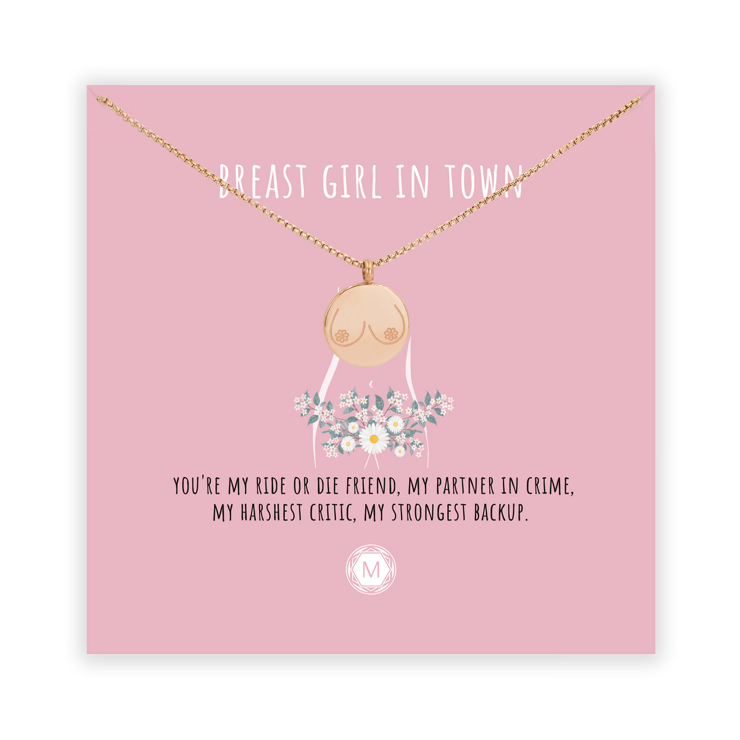 BREAST GIRL IN TOWN Necklace