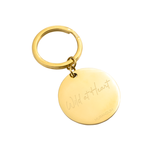 WILD AT HEART Keyring Pendant