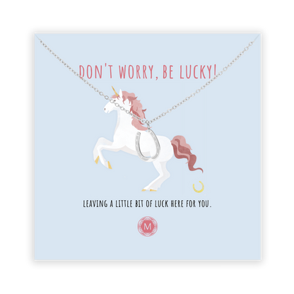 DON'T WORRY, BE LUCKY Halskette