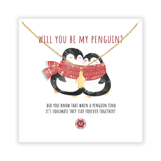 WILL YOU BE MY PENGUIN Necklace