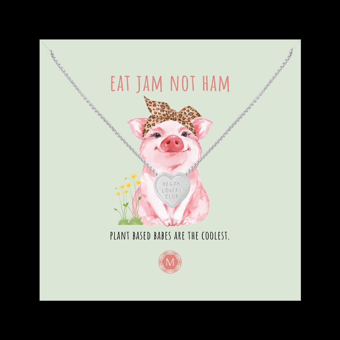EAT JAM NOT HAM Halskette