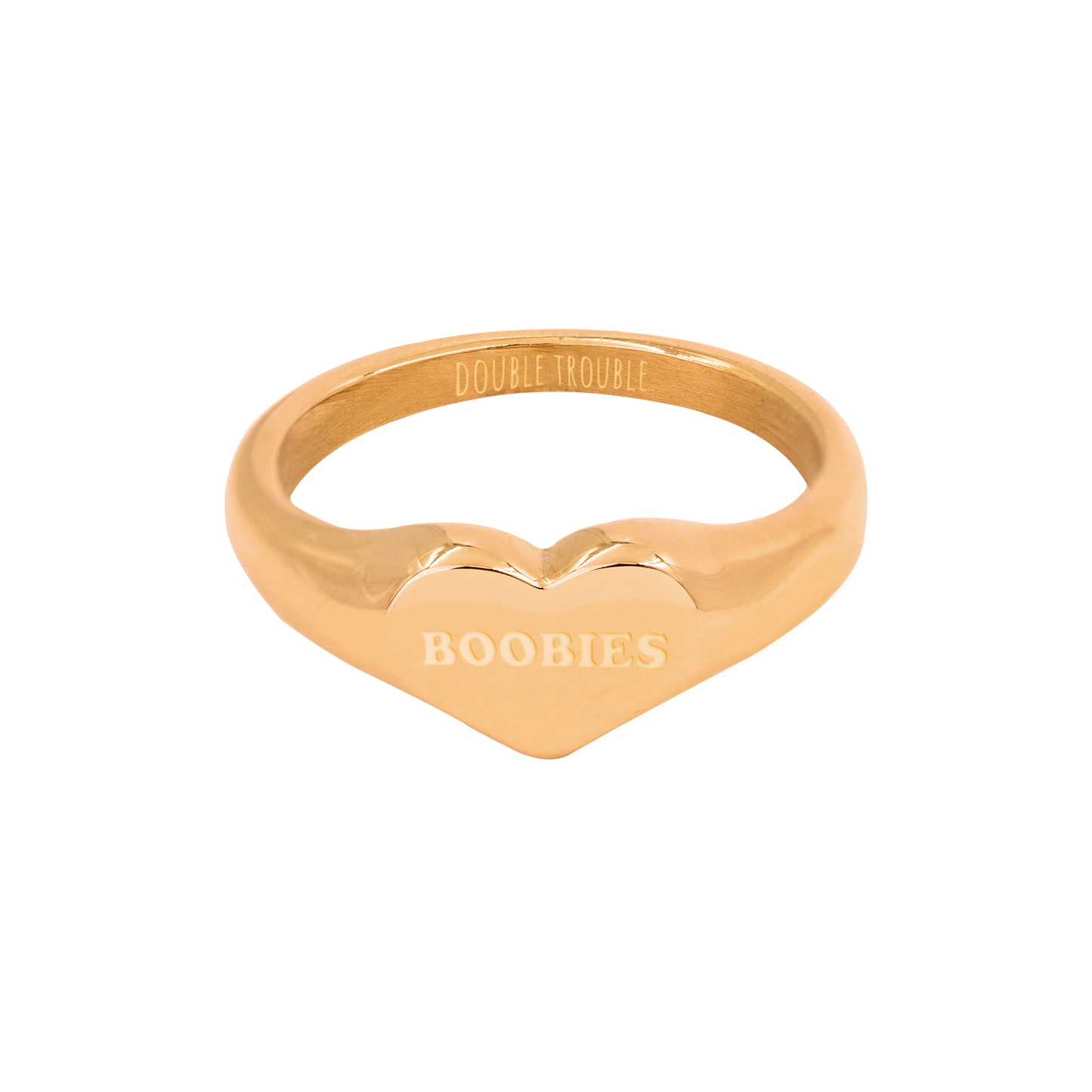 BOOBIES Ring Rose Gold
