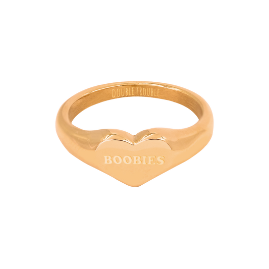 BOOBIES Ring Rose Gold