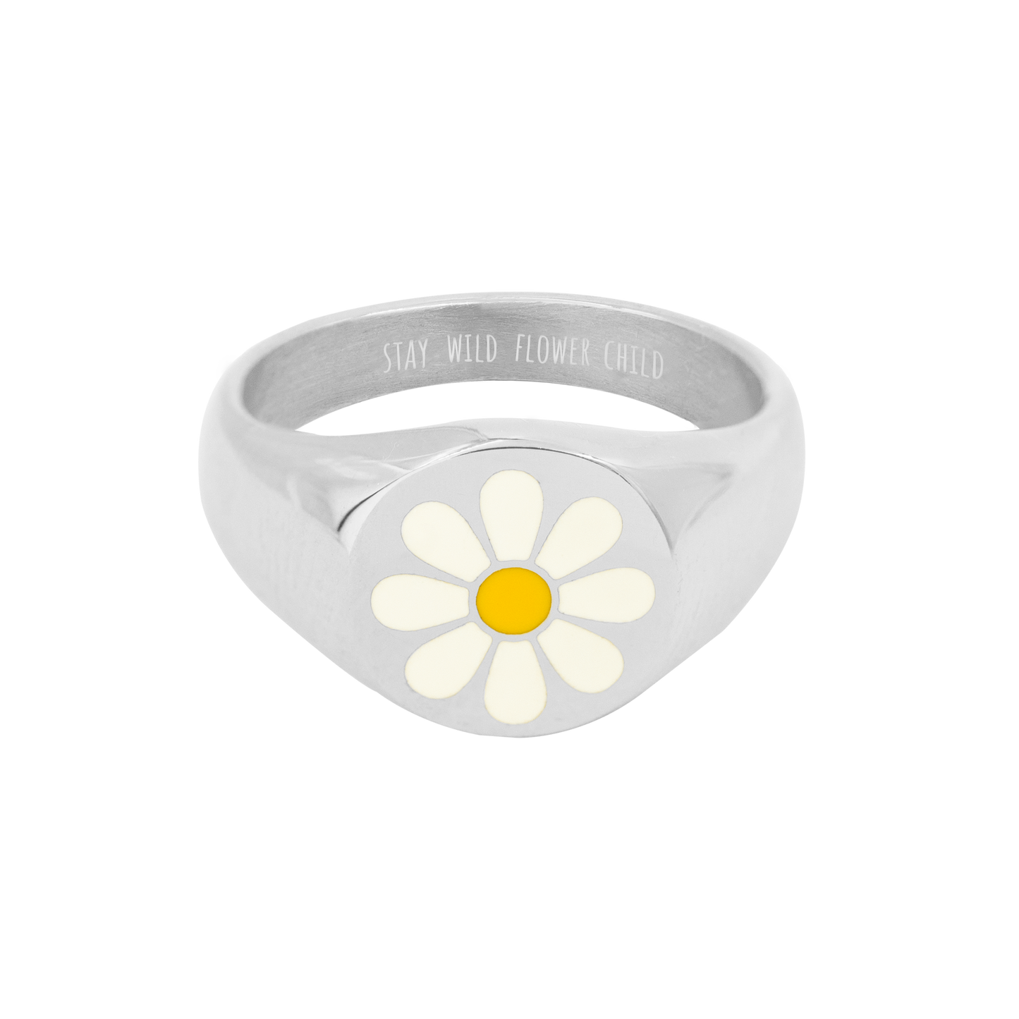 FLOWER CHILD Ring Silber