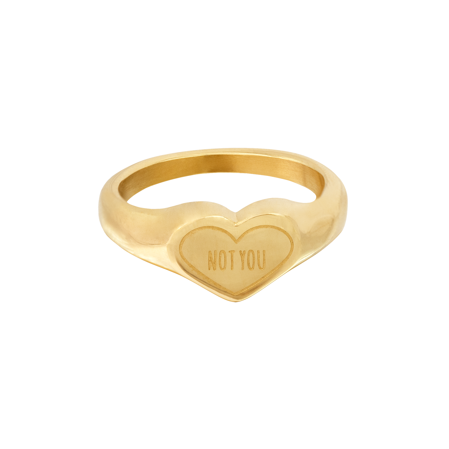 NOT YOU Ring gold