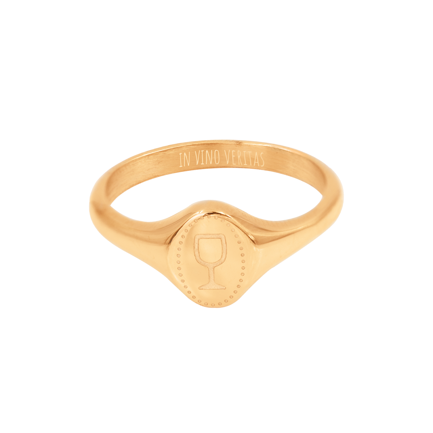 WINEGLASS Ring Rose Gold