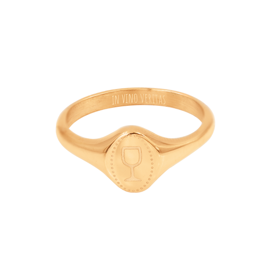 WINEGLASS Ring Roségold