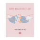 HAPPY WHALENTINE'S DAY 2x Armband