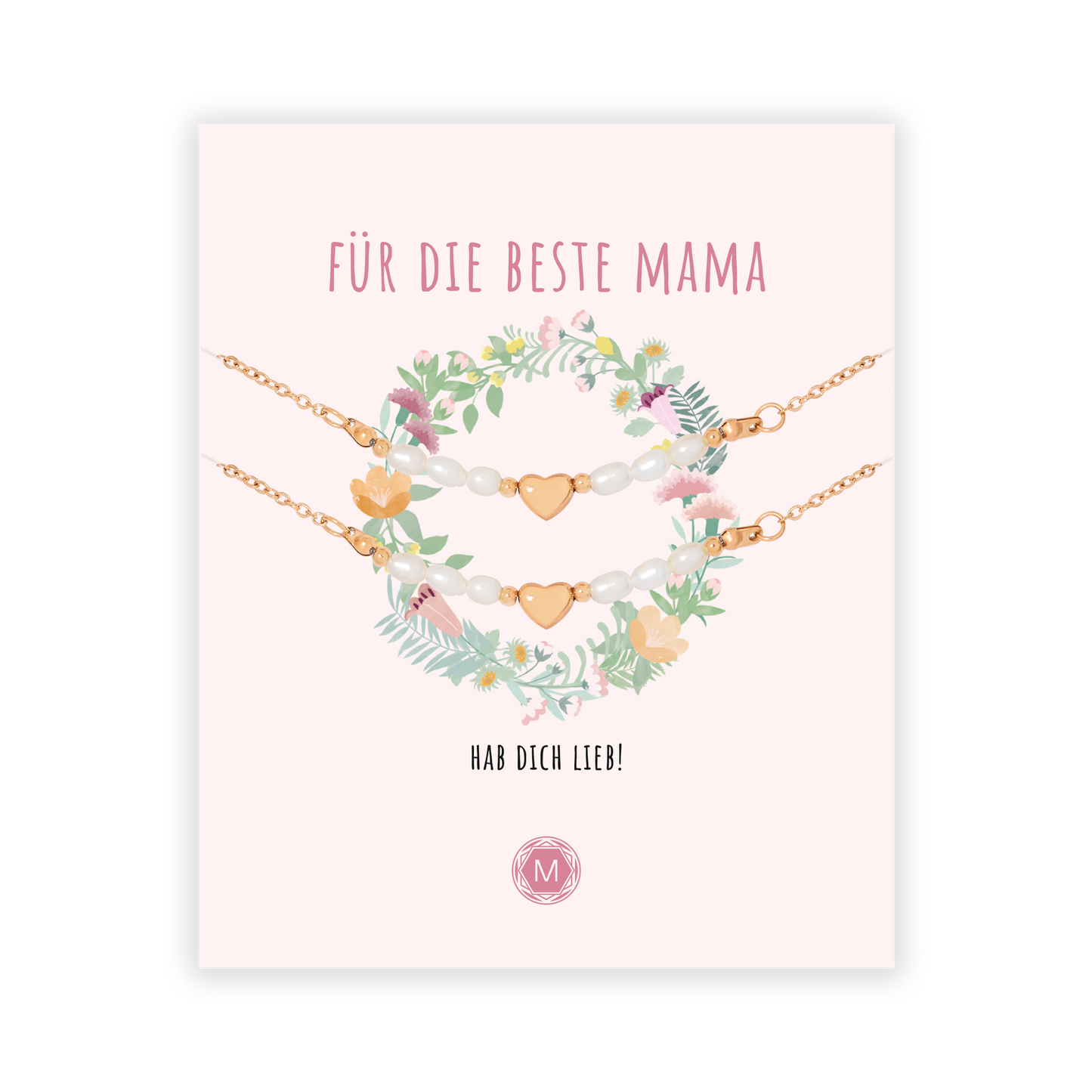 FÜR DIE BESTE MAMA 2x Armband