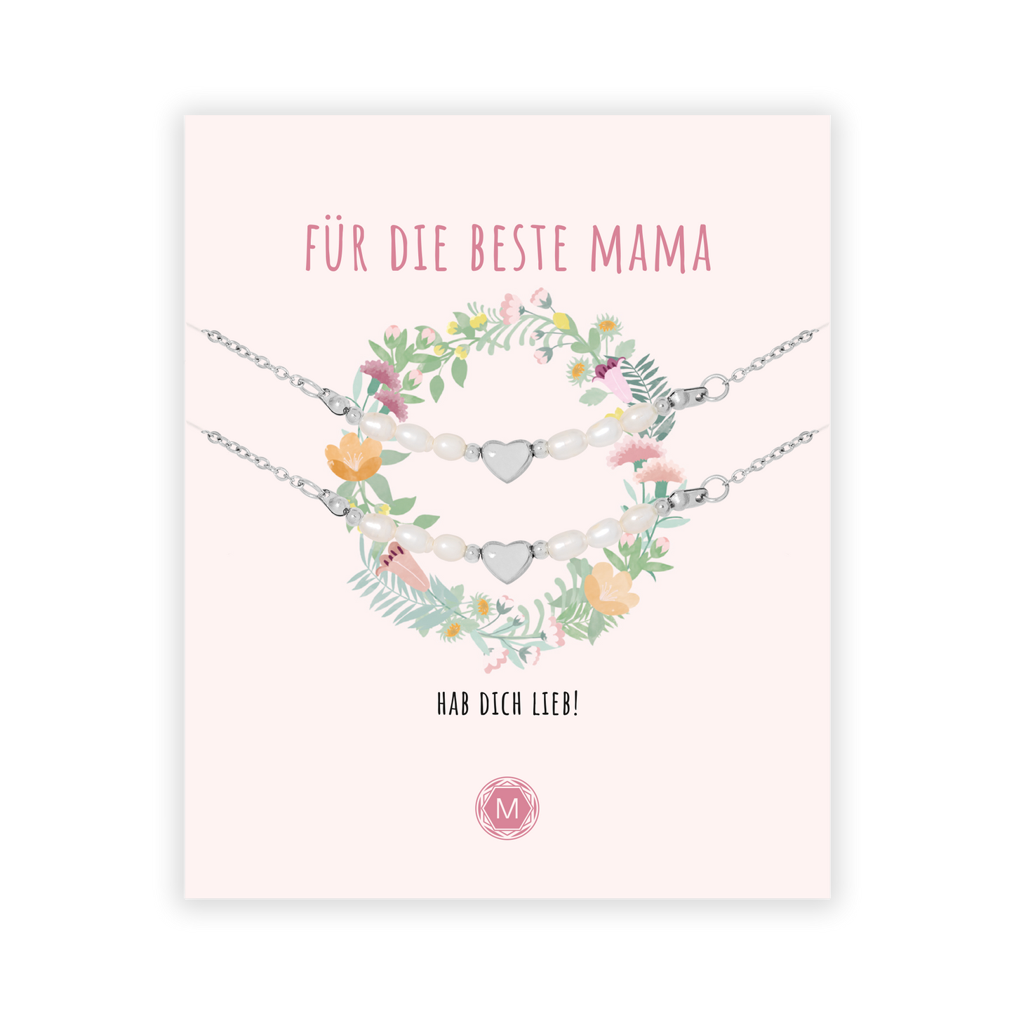 FÜR DIE BESTE MAMA 2x Armband