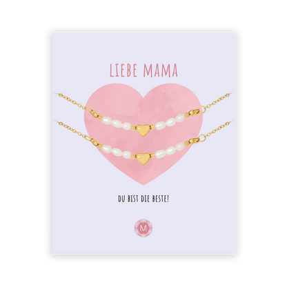 LIEBE MAMA 2x Armband