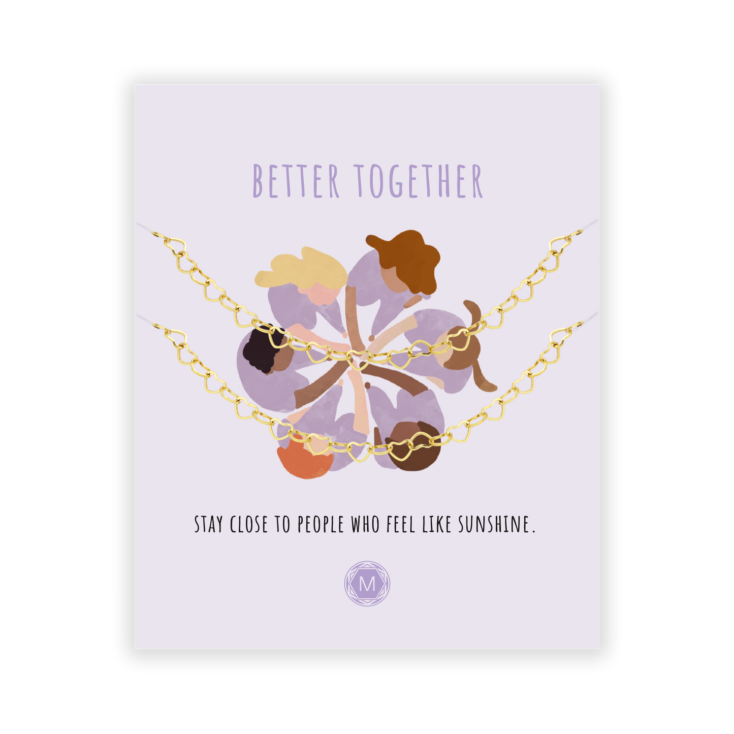 BETTER TOGETHER 2x Armband
