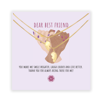 DEAR BEST FRIEND 2x Halskette