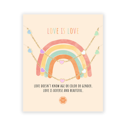 LOVE IS LOVE 2x Bracelet