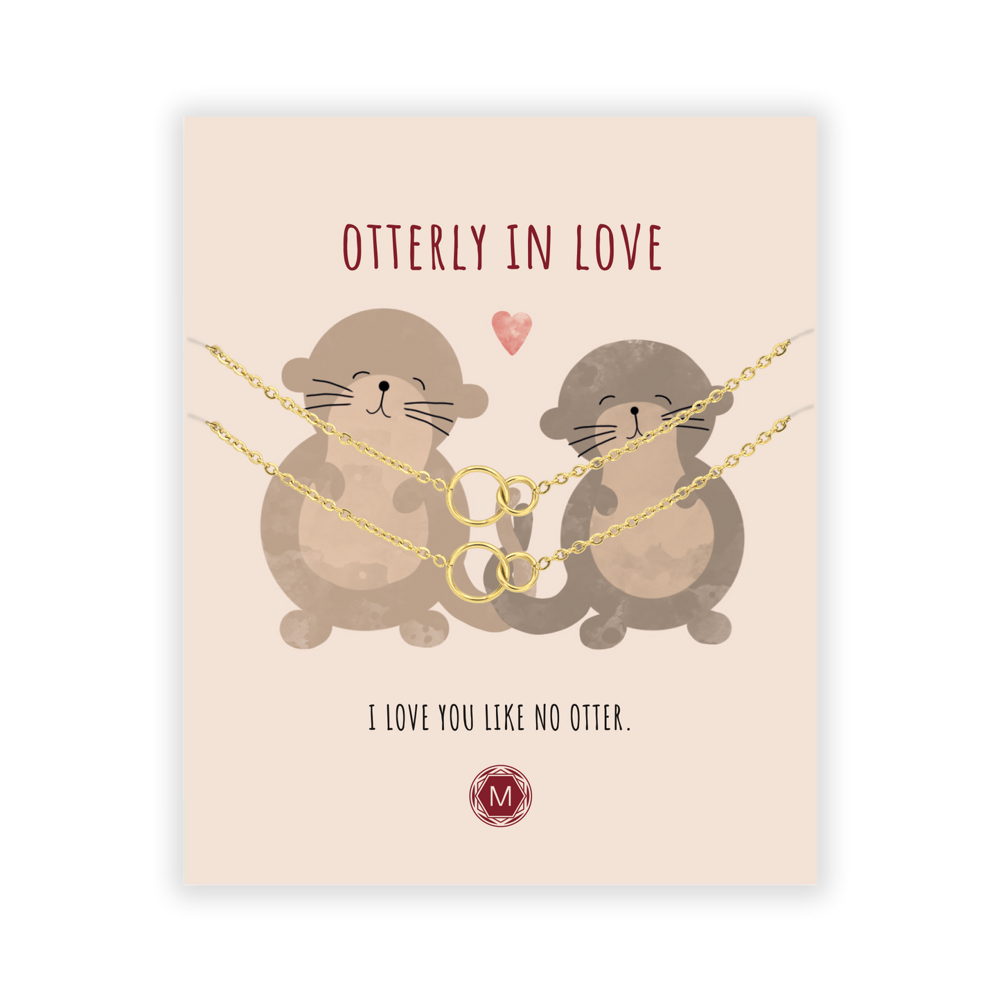 OTTERLY IN LOVE 2x Armband