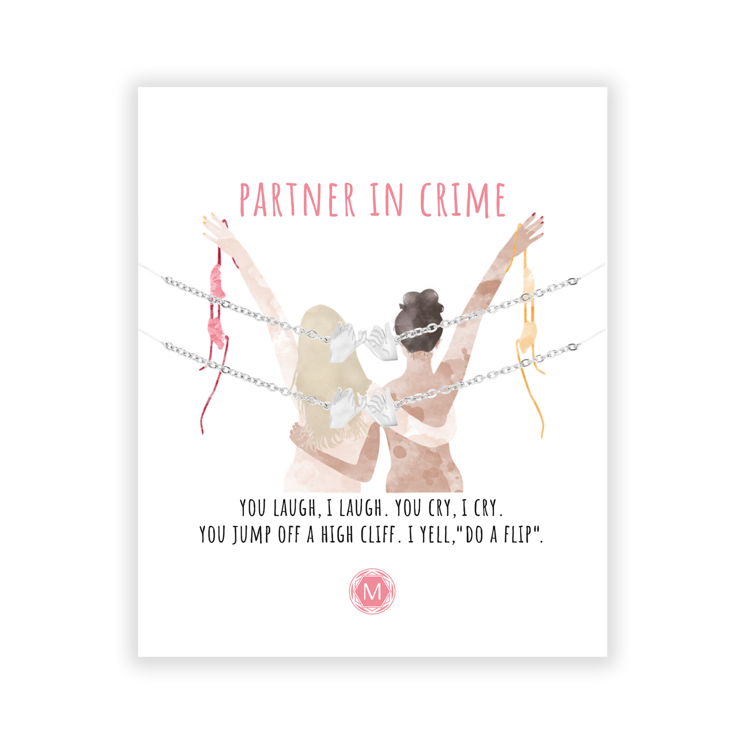 FRIENDSHIP: PARTNER IN CRIME 2x Bracelet