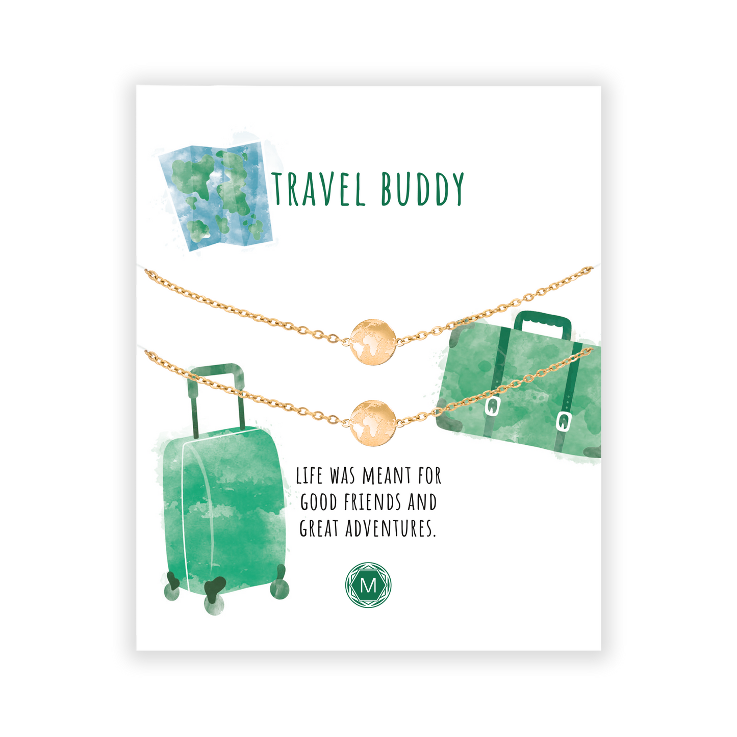 TRAVEL BUDDY 2x Armband