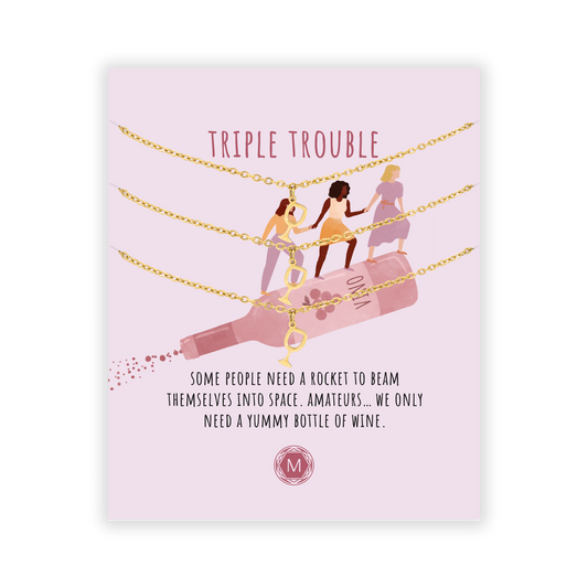 TRIPLE TROUBLE 3x Armband