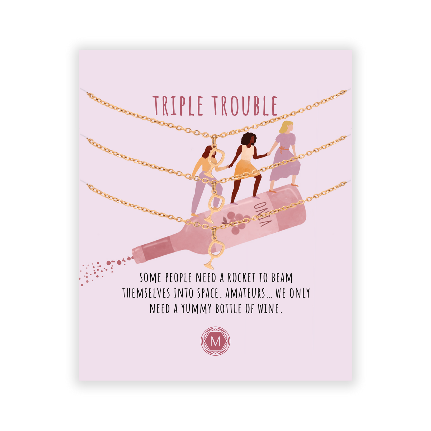 TRIPLE TROUBLE 3x Armband