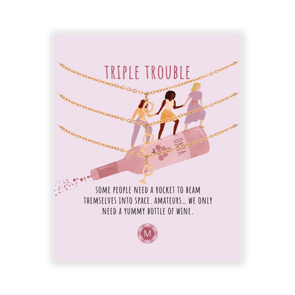 TRIPLE TROUBLE 3x Armband