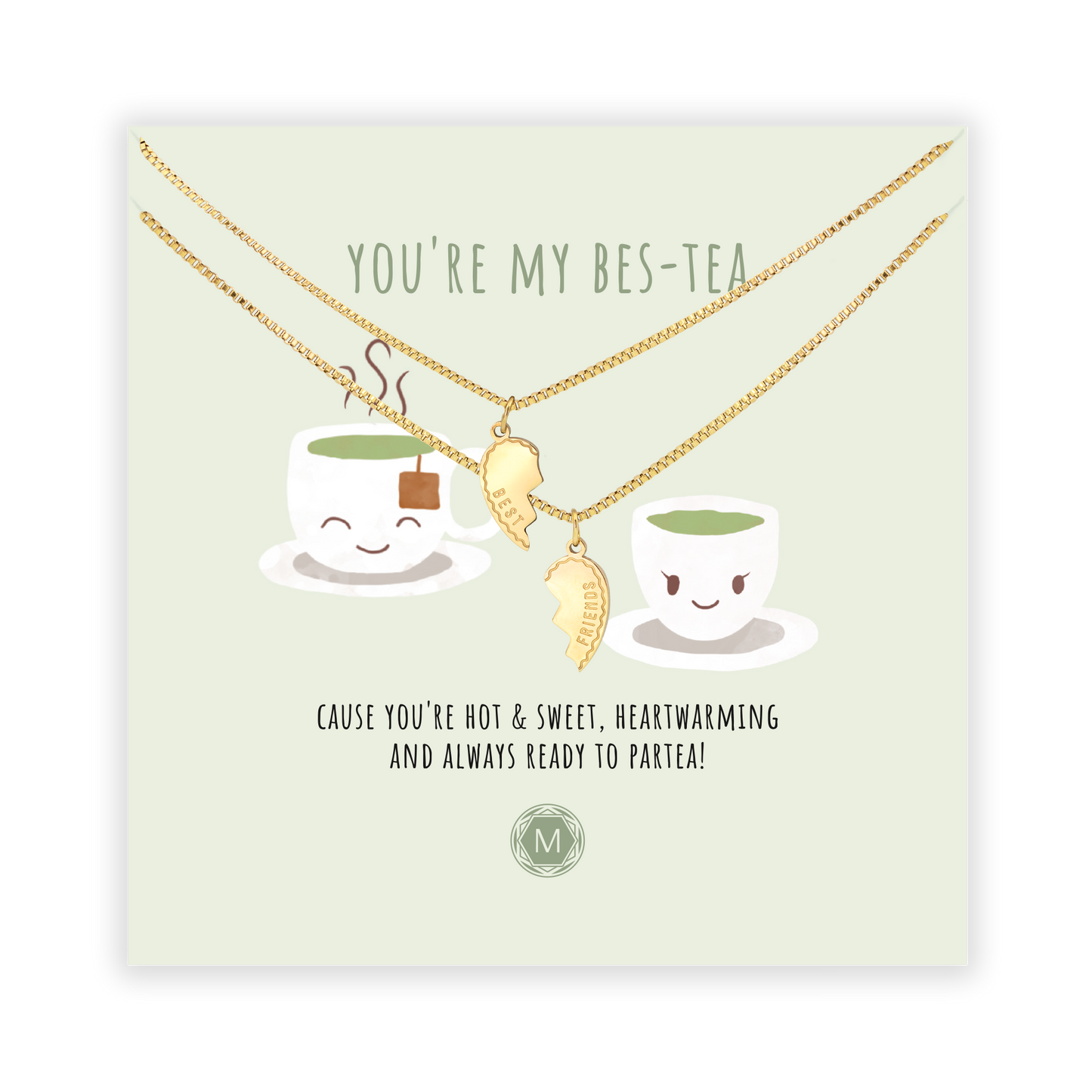 YOU'RE MY BES-TEA 2x Halskette