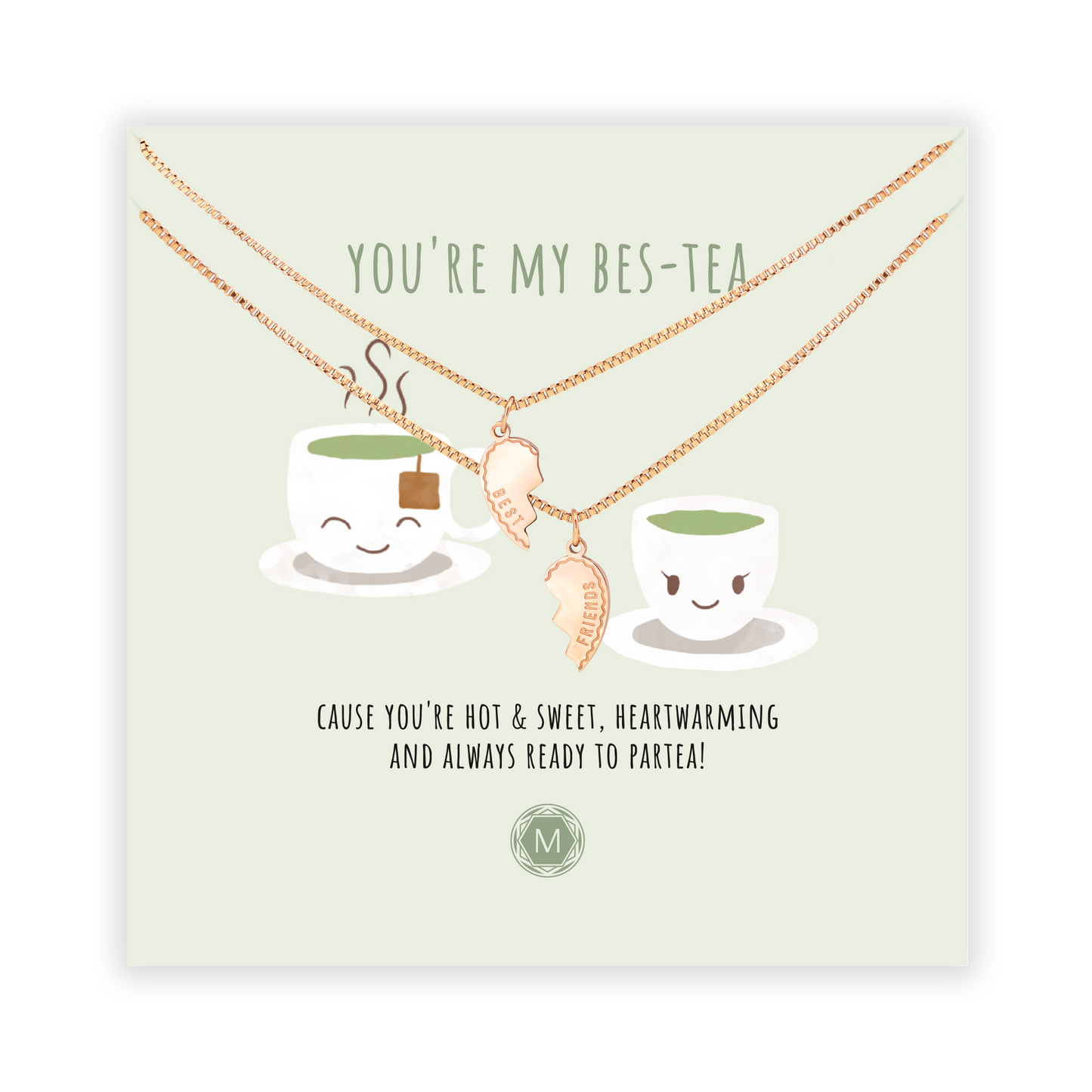 YOU'RE MY BES-TEA 2x Halskette