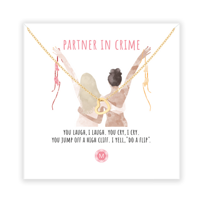 FRIENDSHIP: PARTNER IN CRIME Necklace