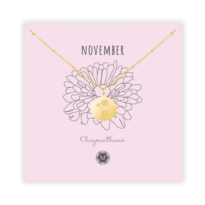 NOVEMBER CHRYSANTHEME Halskette