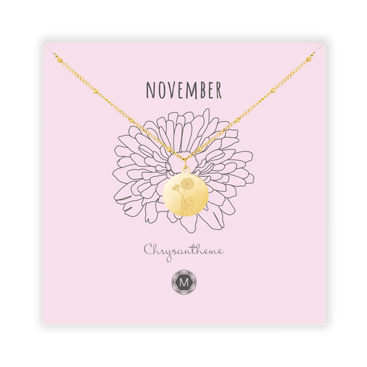 NOVEMBER CHRYSANTHEME Halskette