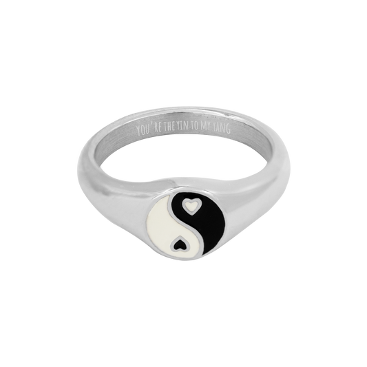 THE YIN TO MY YANG Ring Silver