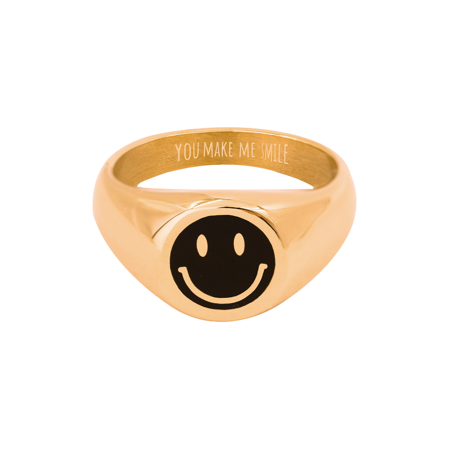 YOU MAKE ME SMILE Ring Rose Gold