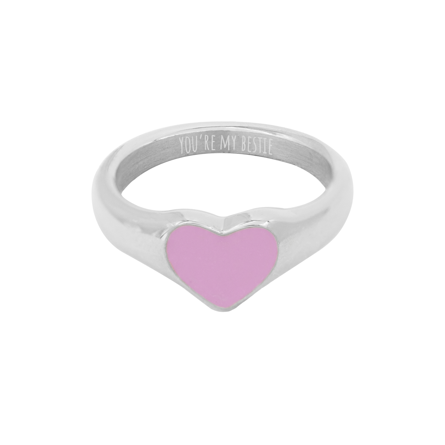 YOU'RE MY BESTIE Ring Silver