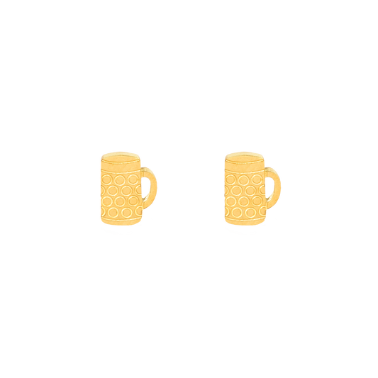 BEER MUG Stud Earrings